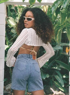 Princess Polly Ragina Longlineshorts Denim Best