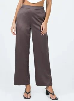 Princess Polly Rainford Pants  Mocha Clearance