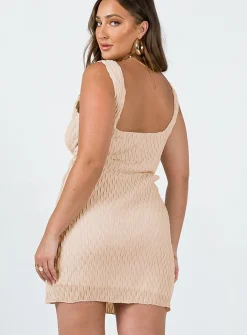 Princess Polly Ramon Mini Dress Cream Outlet