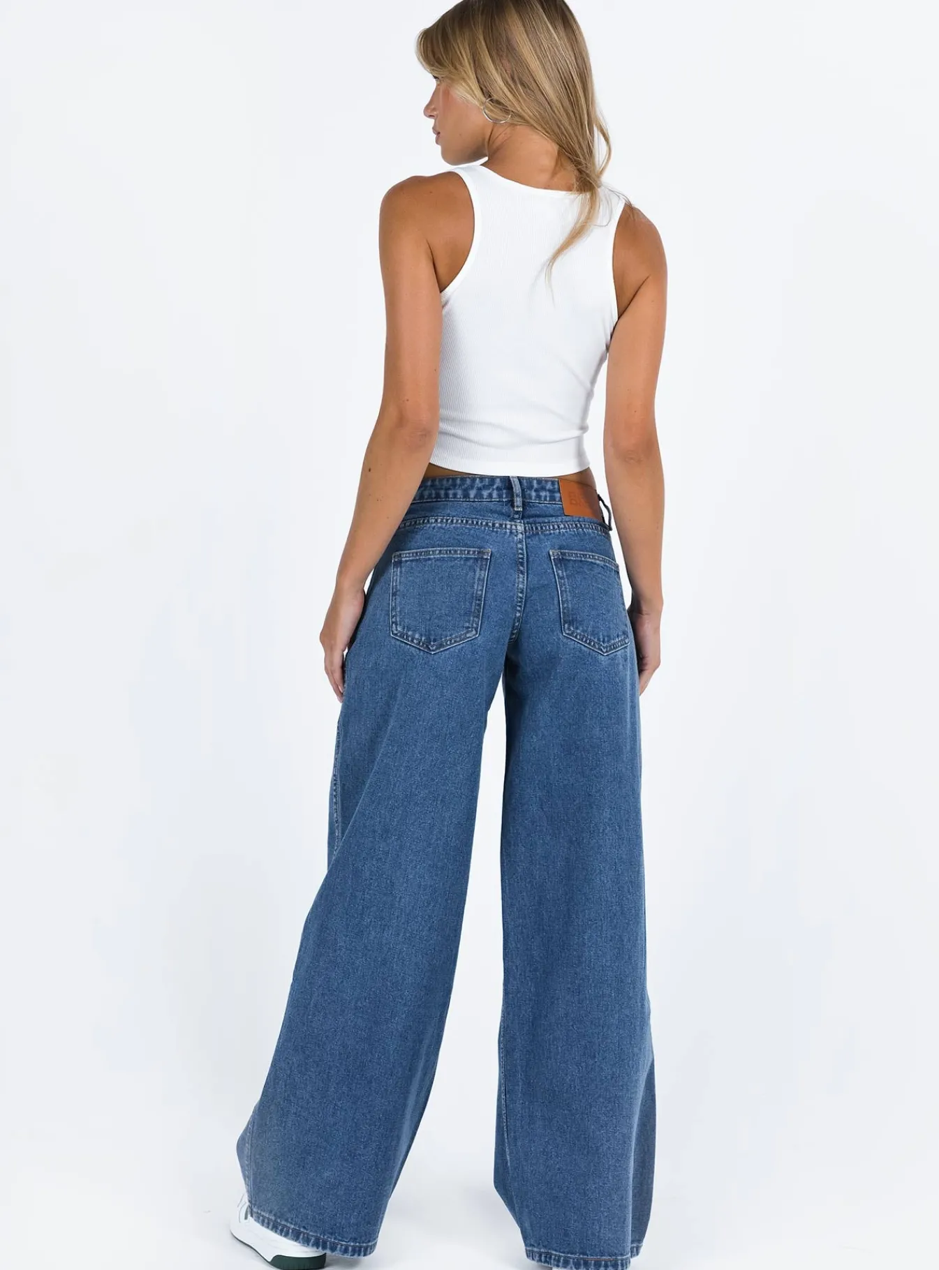 Princess Polly Ramos Low Rise Jeans Denim Cheap