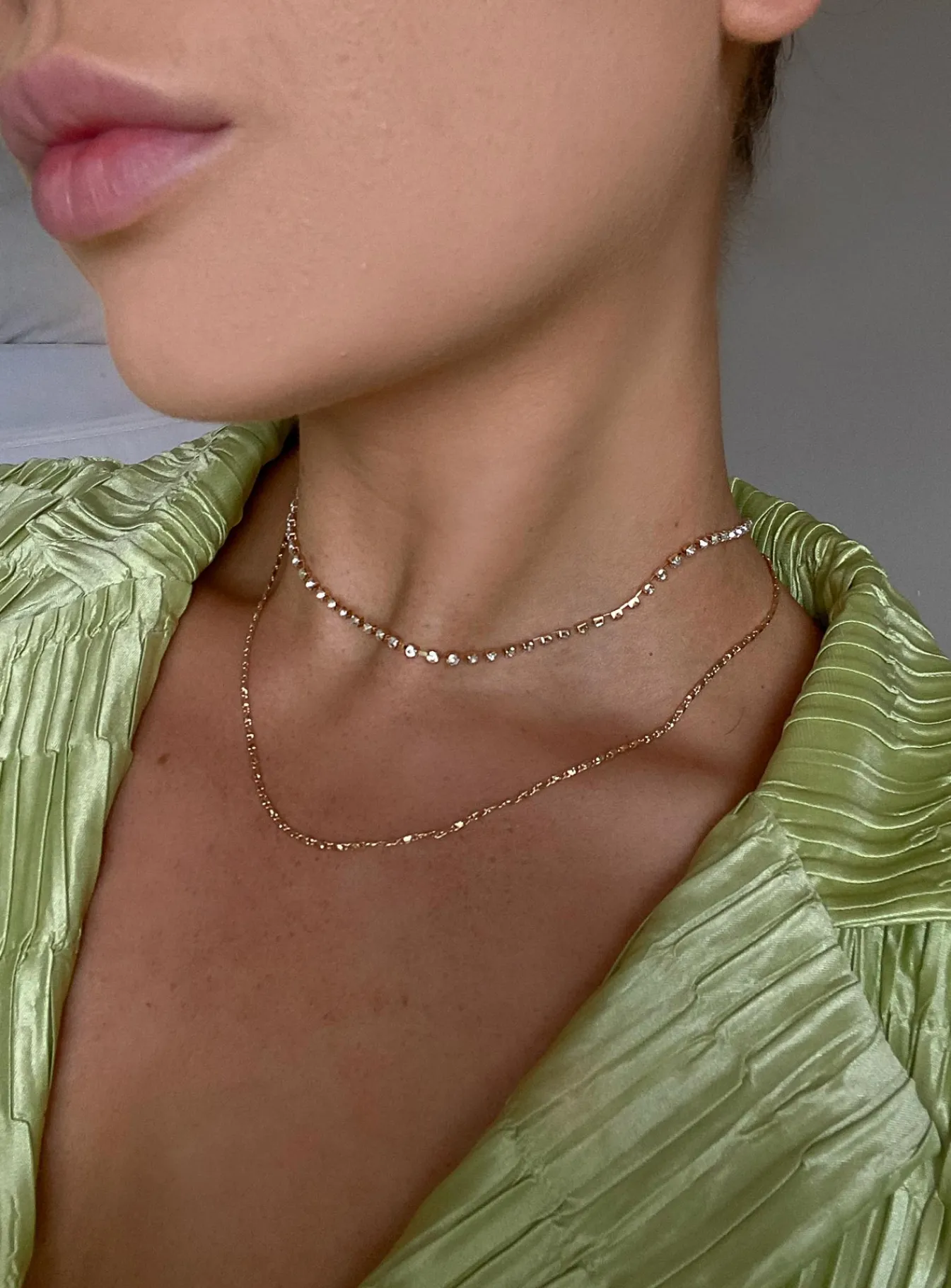 Princess Polly Ramsey Necklace Gold Hot