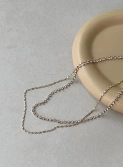 Princess Polly Ramsey Necklace  Gold Hot