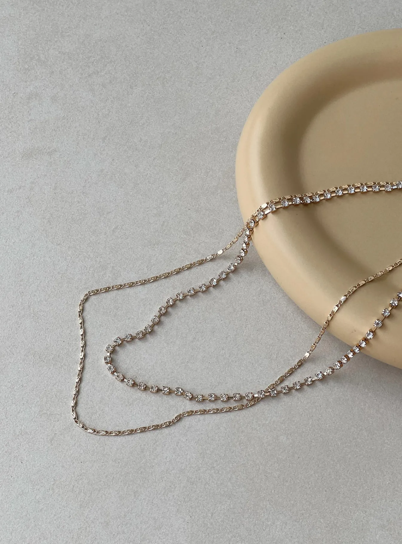 Princess Polly Ramsey Necklace Gold Hot