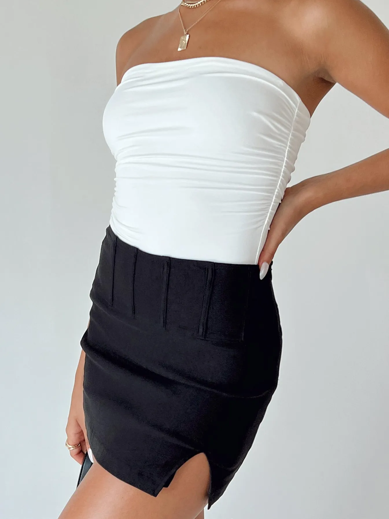 Princess Polly Rashad Strapless Bodysuit White Outlet