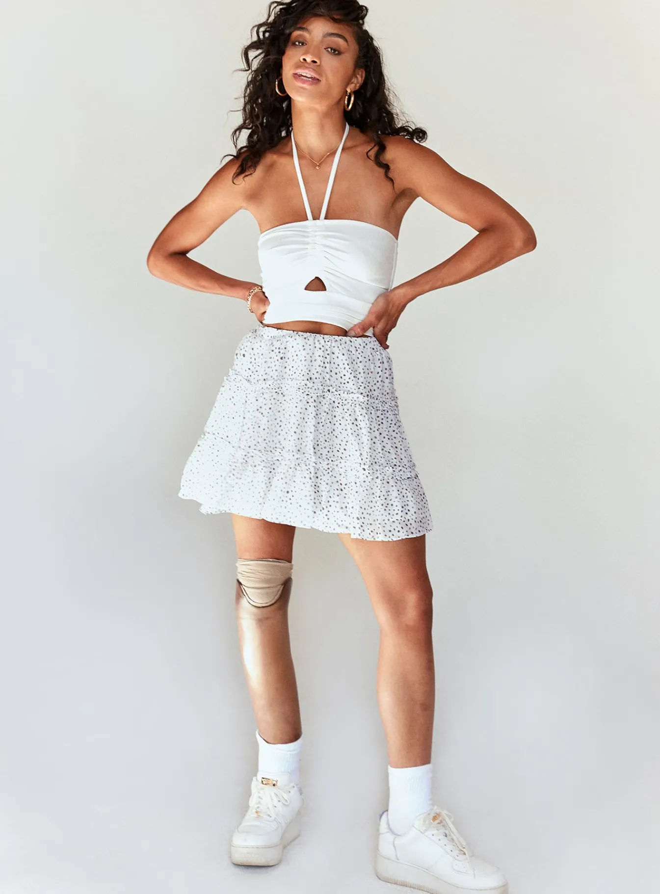 Princess Polly Rasmus Mini Skirt White Shop
