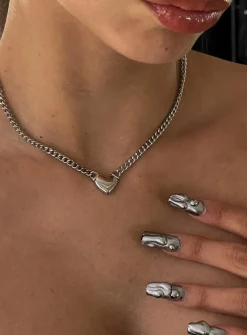 Princess Polly Rata Necklace  Silver Online