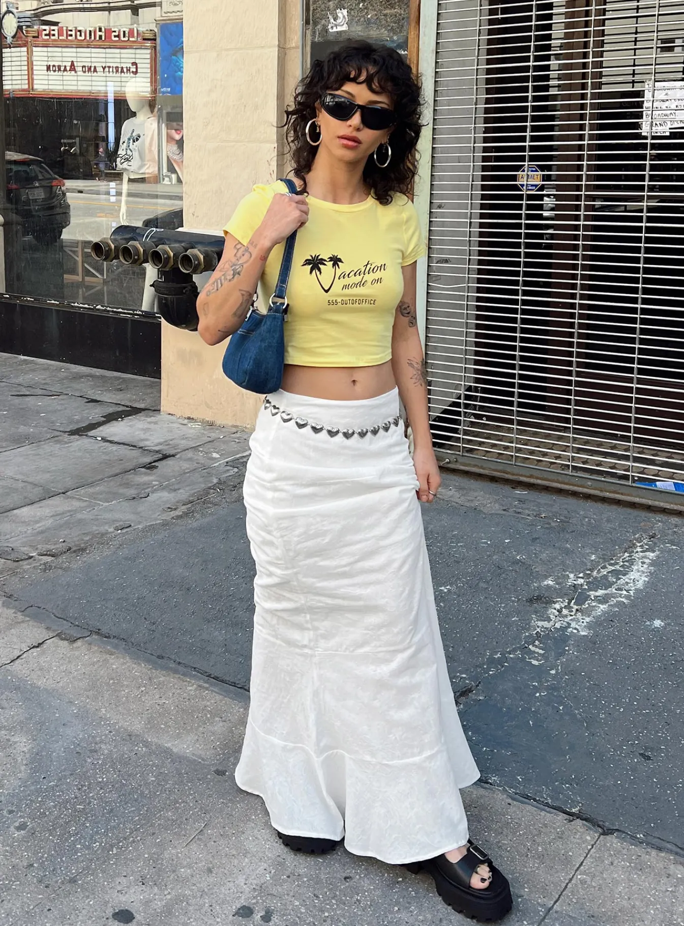 Princess Polly Raven Mid Rise Maxi Skirt White Outlet