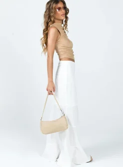 Princess Polly Raven Mid Rise Maxi Skirt White Outlet