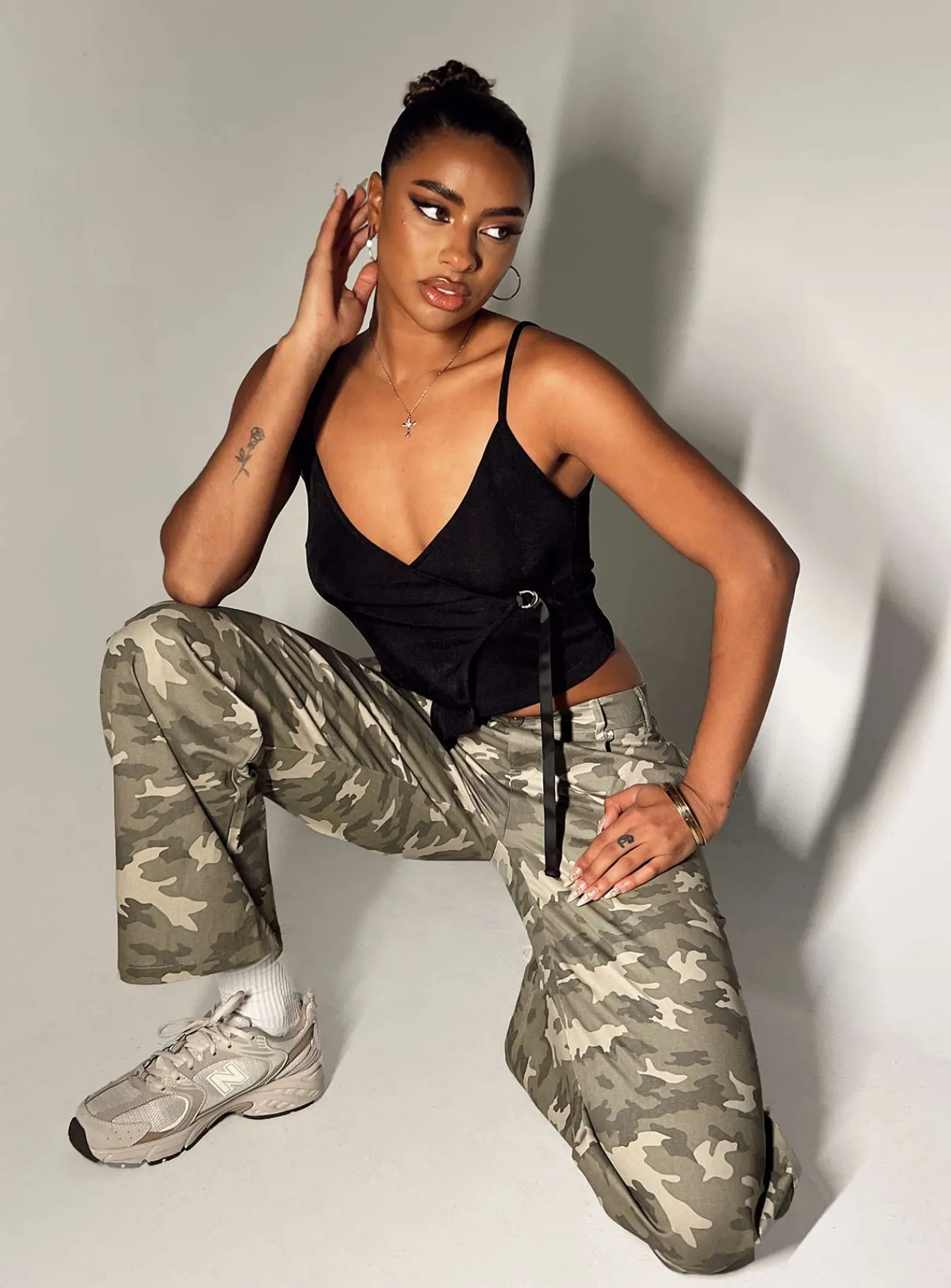 Princess Polly Ravenslea Cargo Pants Light Camouflage Store