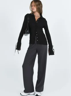 Princess Polly Ravil Shirt  Black Online