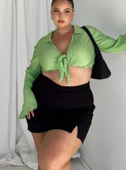 Princess Polly Ravyn Skortcurve Black Online