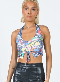 Princess Polly Rayna Topmulti   Blue Discount
