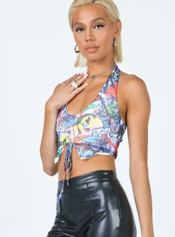 Princess Polly Rayna Topmulti   Blue Discount