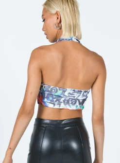 Princess Polly Rayna Topmulti   Blue Discount