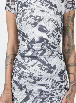 Princess Polly Read About It Maxi Dress/ White Black Best Sale