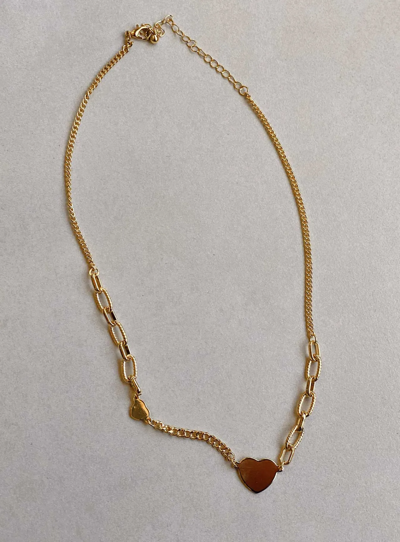 Princess Polly Rebekka Heart Necklace Gold Store