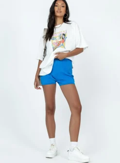 Princess Polly Reese Knit Short  Blue Best Sale
