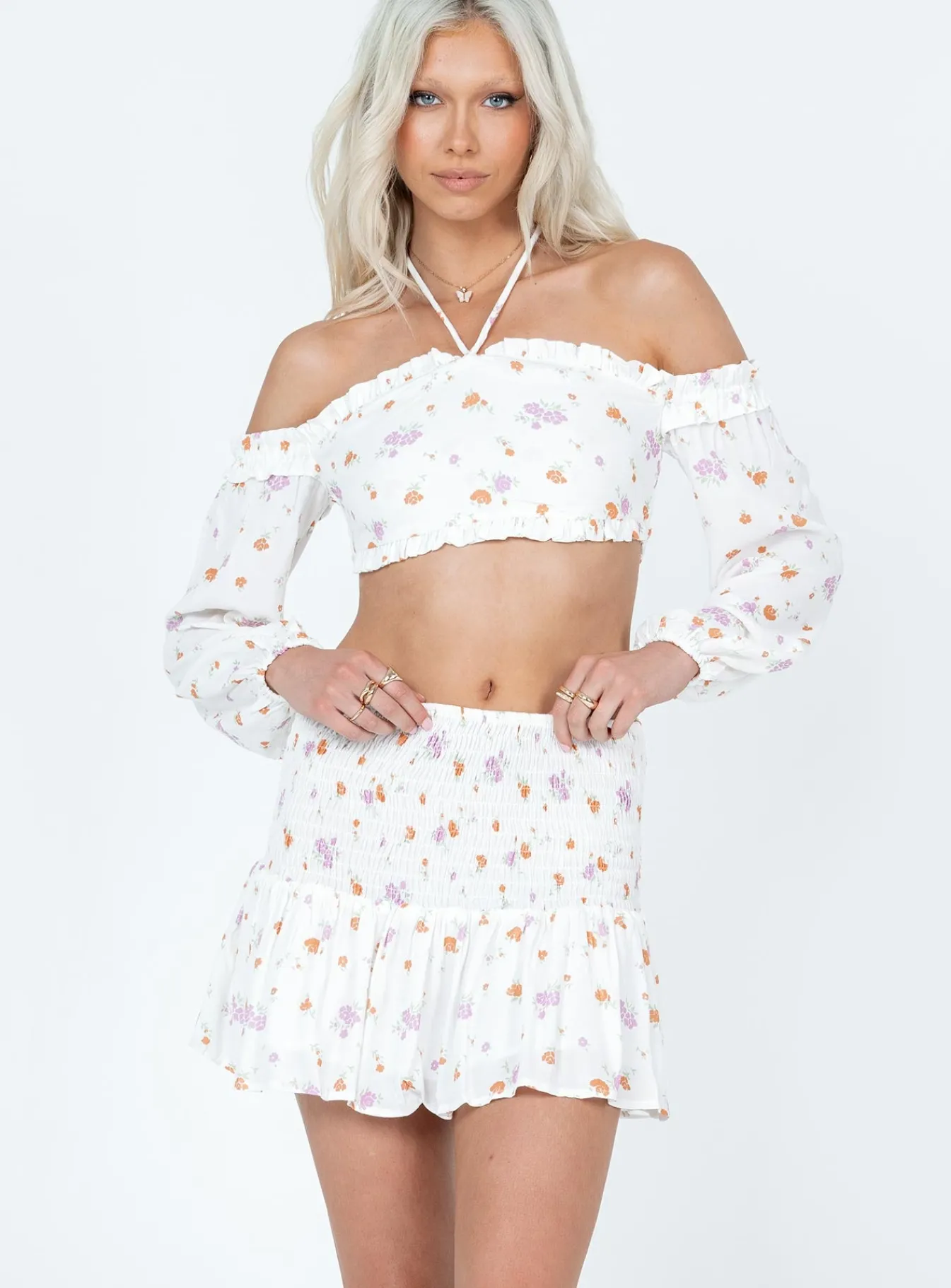 Princess Polly Reese Setfloral White Shop