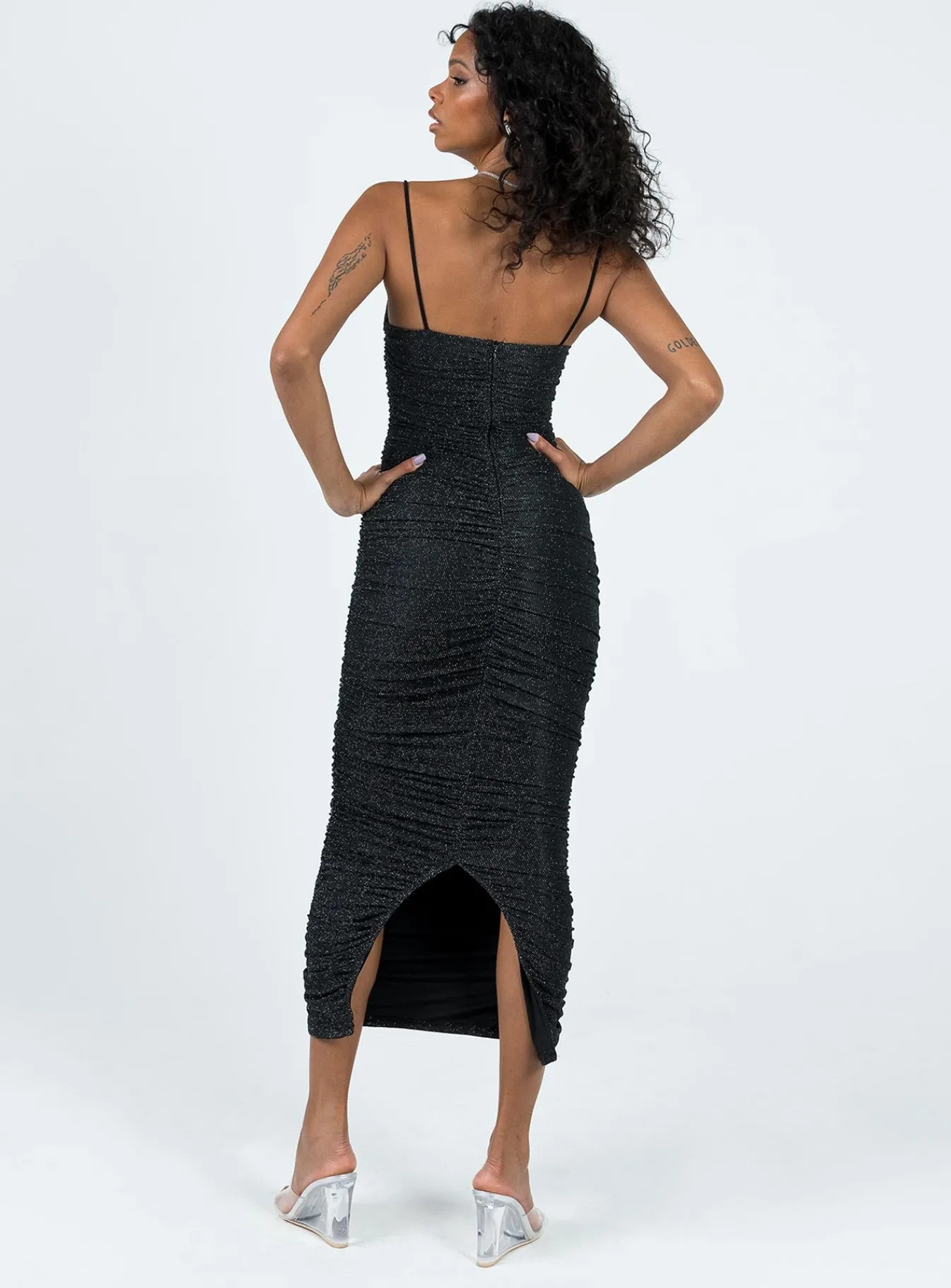 Princess Polly Reeva Maxi Dress Black Cheap