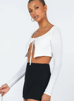 Princess Polly Reeves Top White New