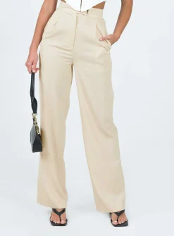 Princess Polly Regence Pants  Beige Shop