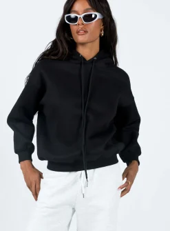 Princess Polly Reign Hoodie  Black Online
