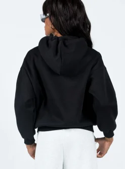 Princess Polly Reign Hoodie  Black Online