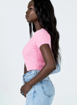 Princess Polly Reign Top Pink New