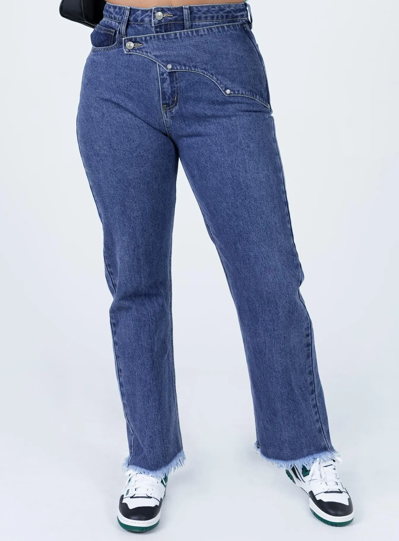 Princess Polly Reine Yolk Detailjeans Denim Outlet
