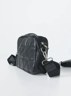 Princess Polly Remar Crossbody Bag Black New
