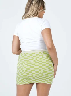 Princess Polly Renata Mini Skirt Green Outlet