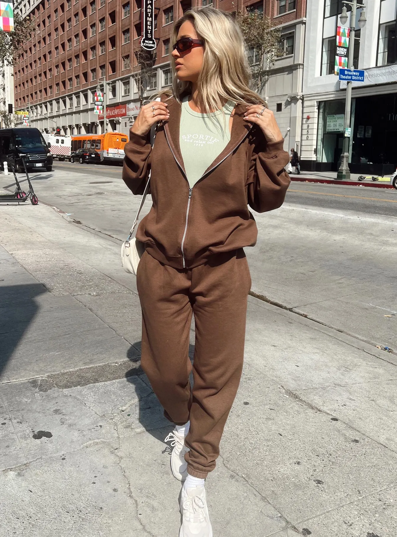 Princess Polly Renna Track Pants Brown Outlet