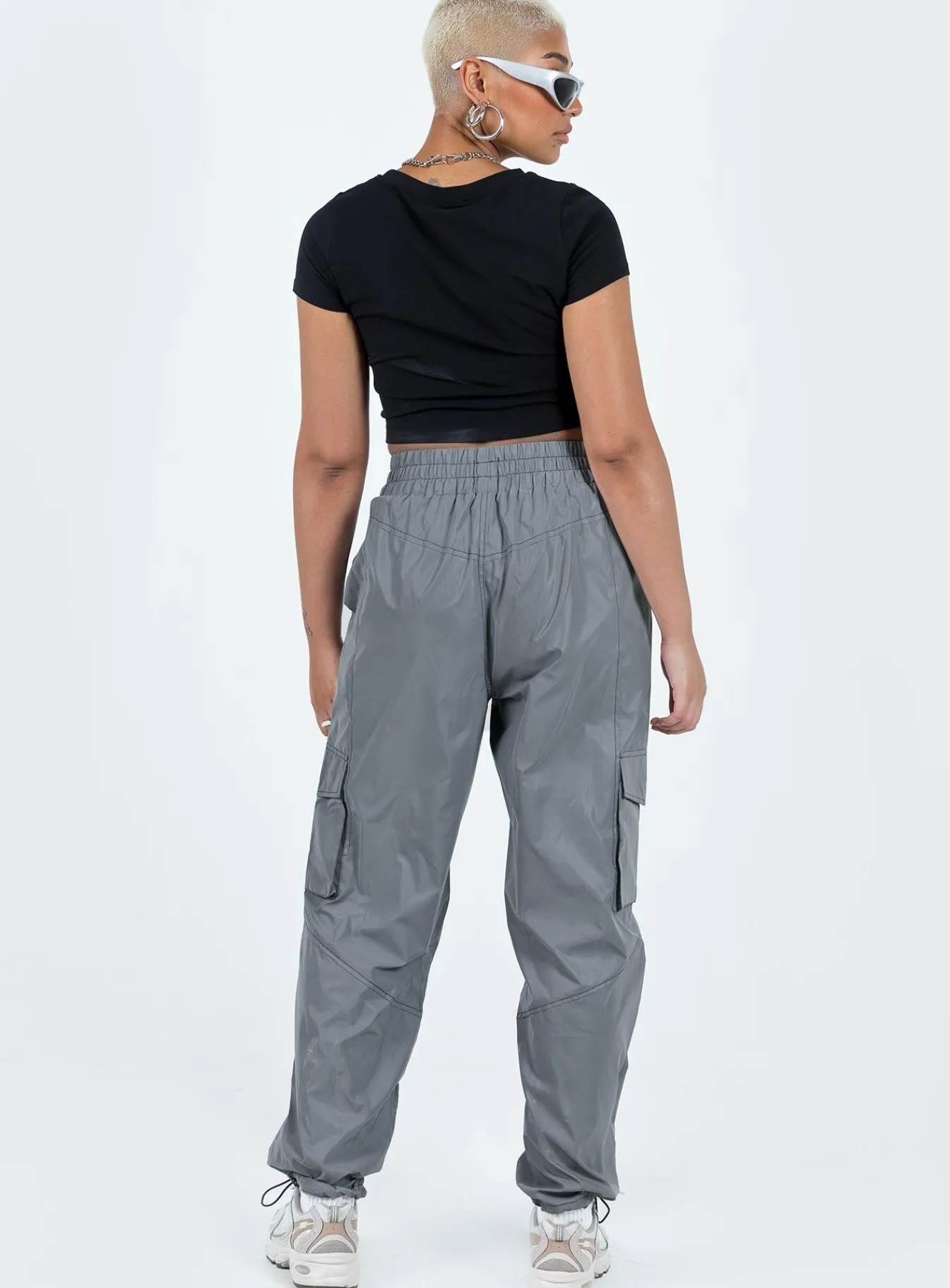 Princess Polly Renni Pants Grey New