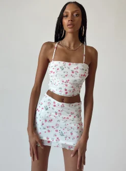 Princess Polly Ressler Set White Floral Flash Sale