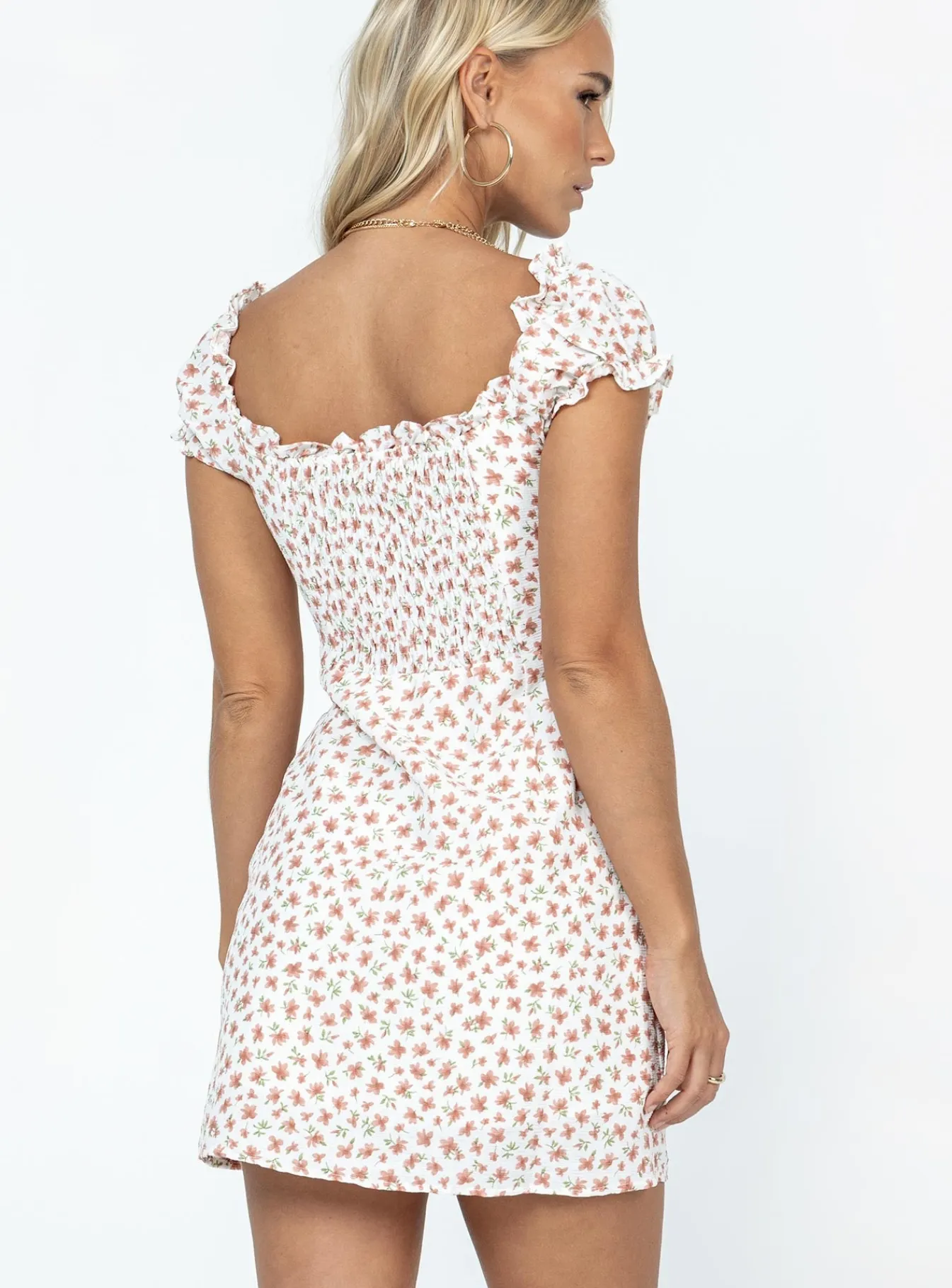 Princess Polly Reuben Mini Dressfloral White Online