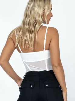 Princess Polly Reynton Bodysuit  White Fashion