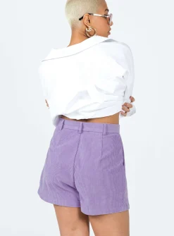 Princess Polly Rhanni Shorts  Purple Outlet