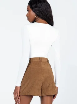 Princess Polly Rhanni Shorts Brown Fashion