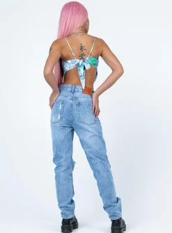 Princess Polly Rheannon Straight Legjeans Denim Clearance
