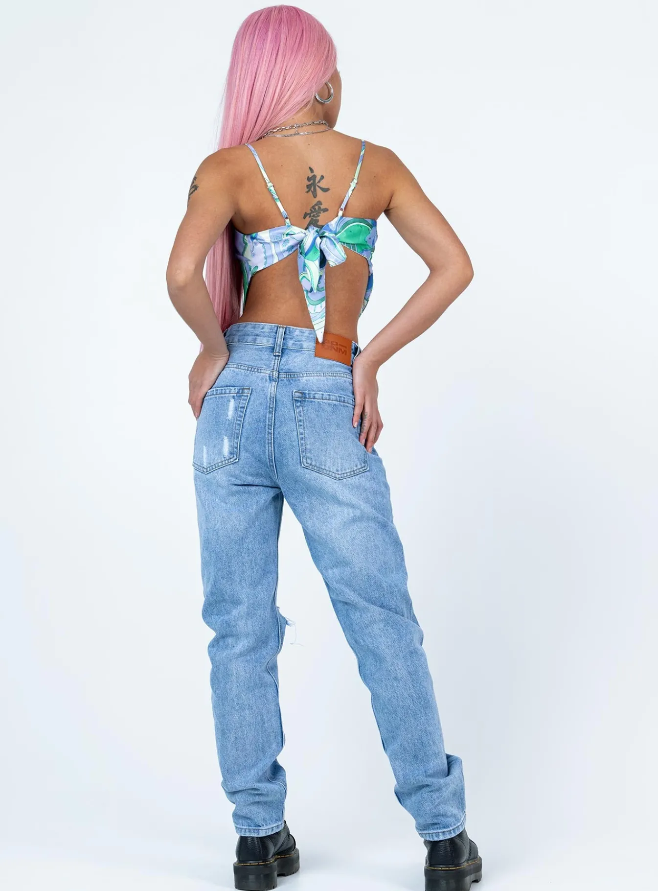 Princess Polly Rheannon Straight Legjeans Denim Clearance