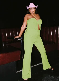 Princess Polly Rhythm Stud Topcurve   Green Discount