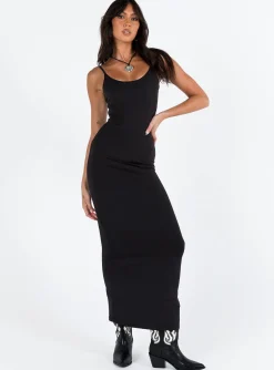 Princess Polly Riana Maxi Dress  Black Flash Sale