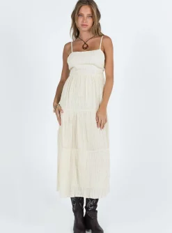 Princess Polly Ricci Maxi Dress Ivory Best Sale