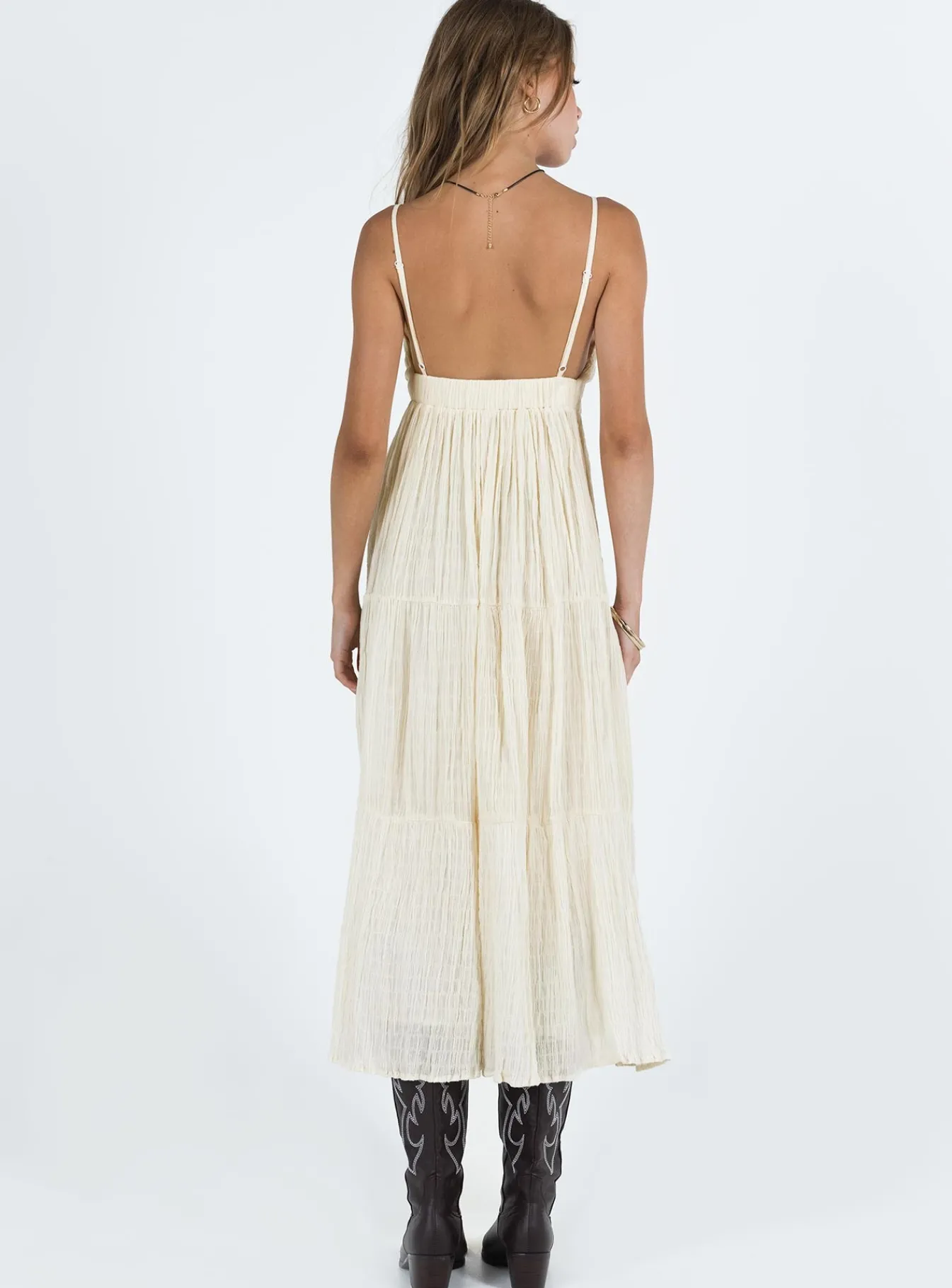 Princess Polly Ricci Maxi Dress Ivory Best Sale