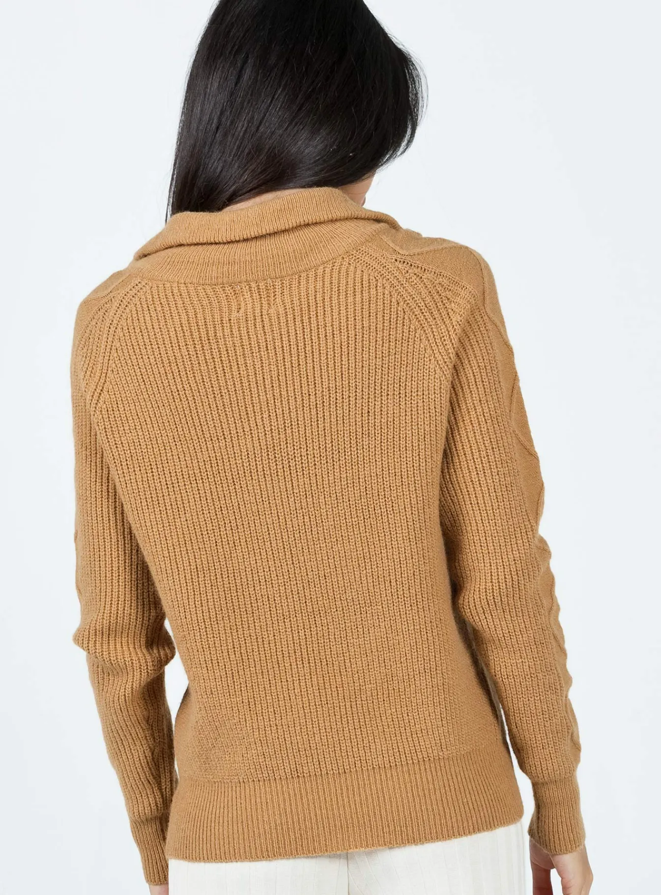 Princess Polly Richards Sweater Camel Cheap