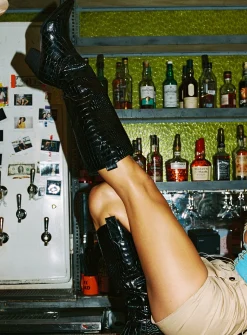 Princess Polly Riley Boots  Black Store
