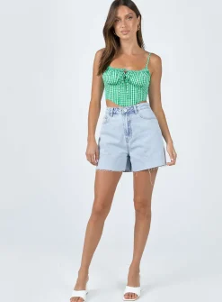 Princess Polly Rinaldi Top Green Online