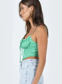 Princess Polly Rinaldi Top Green Online