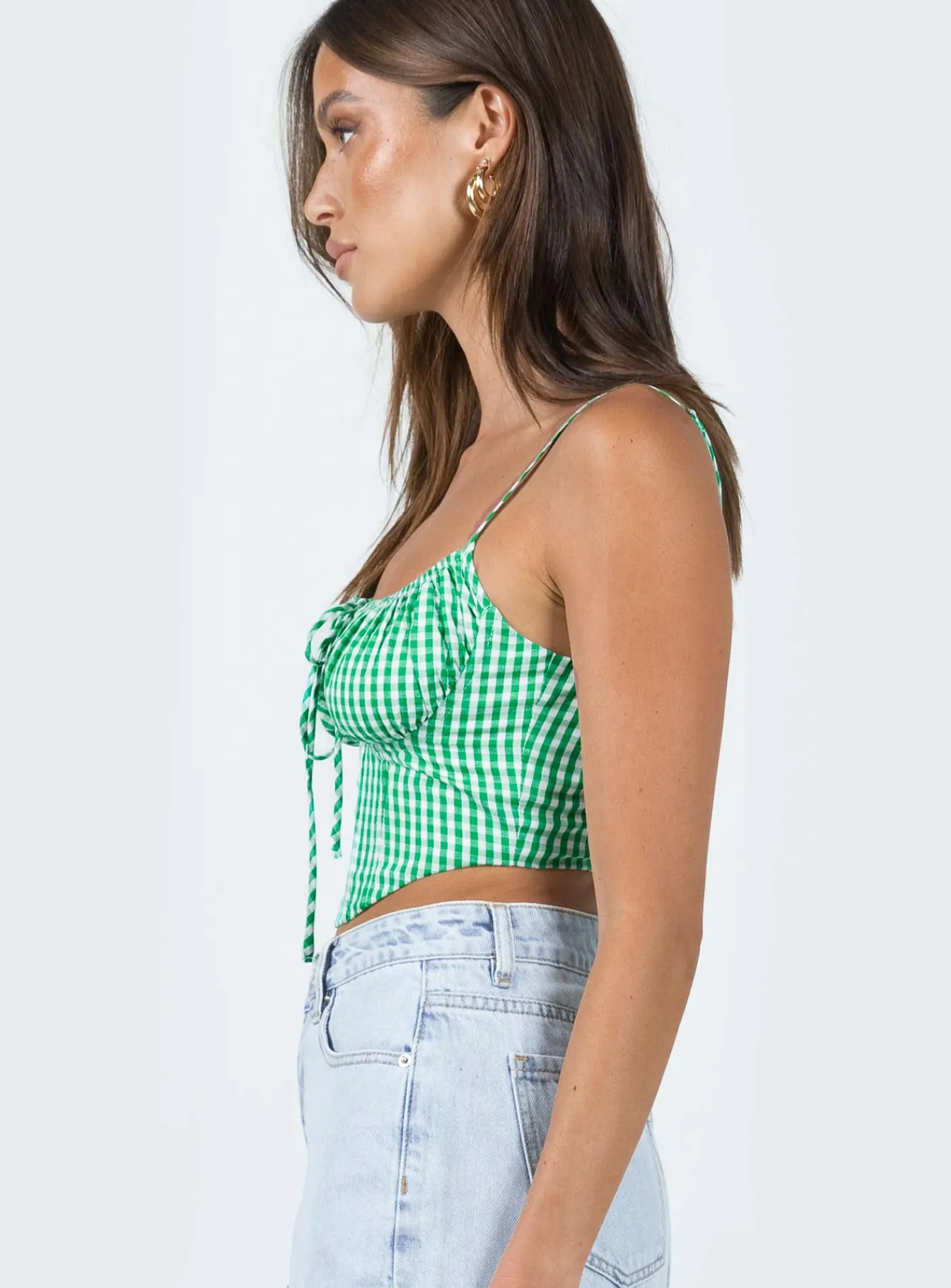 Princess Polly Rinaldi Top Green Online