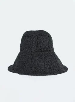 Princess Polly Risa Hat Black Clearance